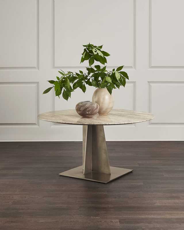 Equis 60" Round Dining Table